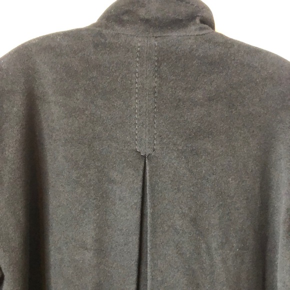 CINZIA ROCCA LORO PIANA Black Long Sleeved Swing Coat 6 NWOT - Picture 12 of 17